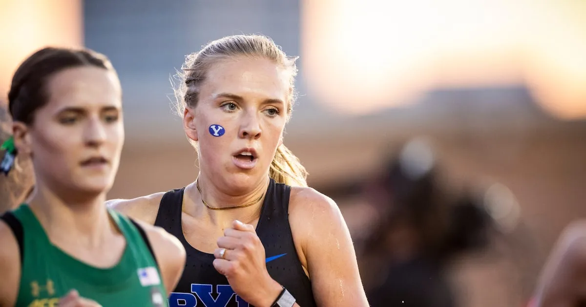 Lexy Lowry BYU Hancurkan Rekor Nasional, Selesaikan Tempat ke-2 di Lomba Lari Halang Rintang NCAA