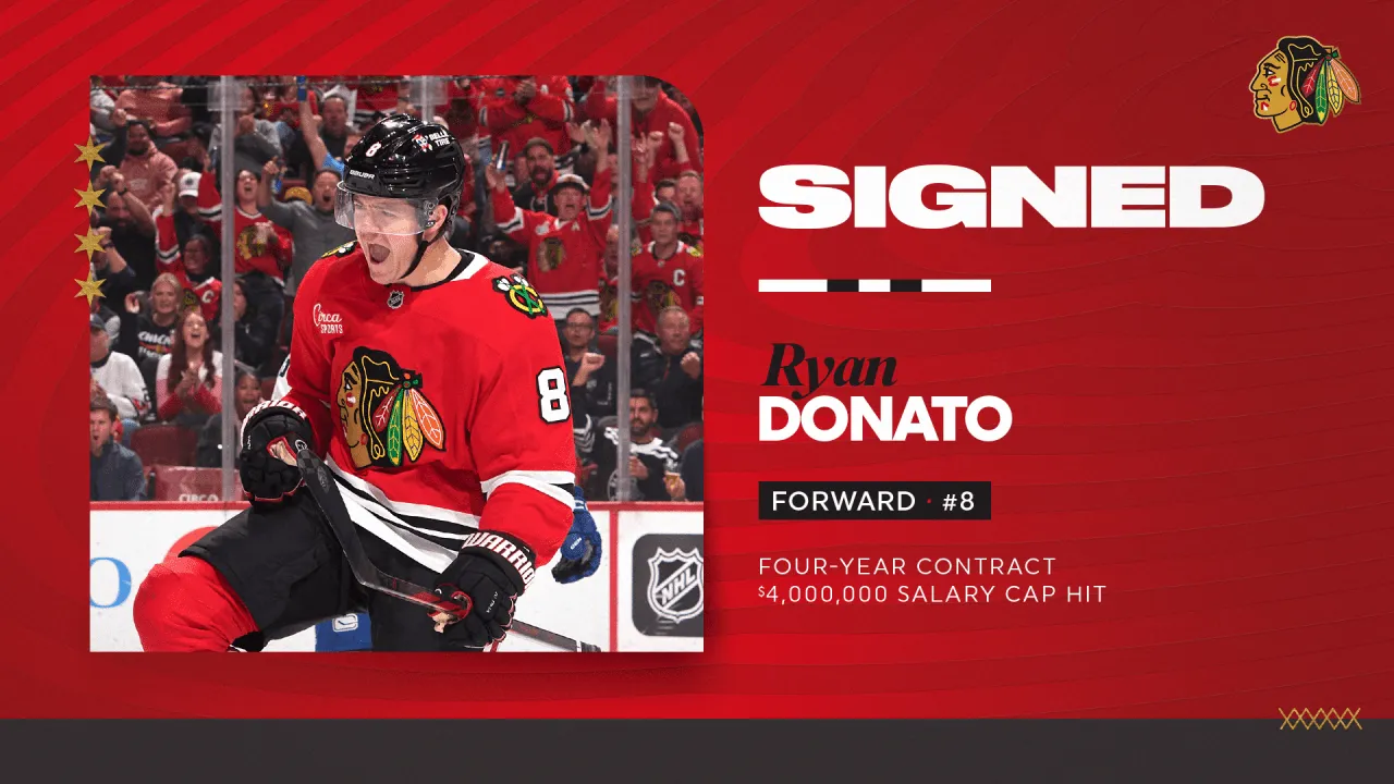 RILIS: Blackhawks Perpanjang Kontrak Donato Empat Tahun